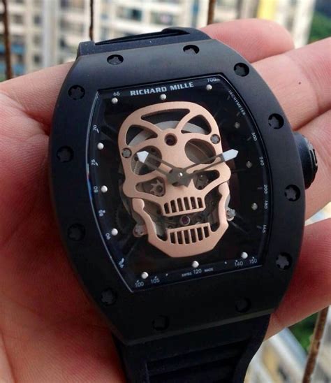 richard mille replica skull watch